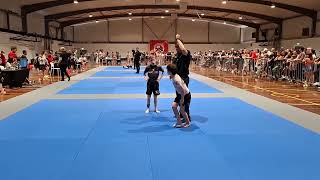 BJJ Gold Coast Open August 2025 No Gi under 28kg semi final match [upl. by Ollecram997]