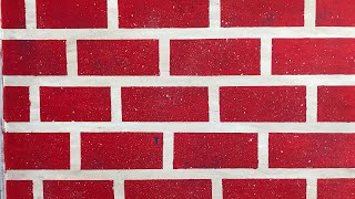 How to create brick wall pattern easy and cool method [upl. by Joliet]