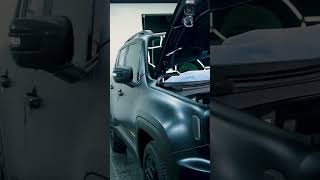 Jeep Renegade  Forrado Wrapping Satin Black [upl. by Annayi514]