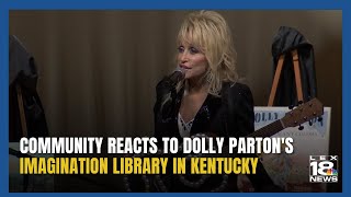 Community REACTS to Dolly Partons Imagination Library in Kentucky [upl. by Ttessil]