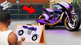 Franklin Search The Most Powerful amp Strongest God Bike Using Magical Painting In Gta V [upl. by Averi176]