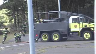 2013 Long Island FD Brush Truck Challenge Middle Island Head Hunter event [upl. by Yekcin]