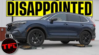 The New 2023 Honda CRV Hybrid Did NOT Perform as Expected on the TFLslip Test [upl. by Haseefan]