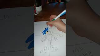 Drawing sonic in different styles part 1 part 2 What style next [upl. by Seligman]