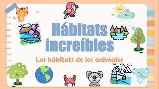 Hábitats increíbles Los hábitats de los animales [upl. by Hose722]