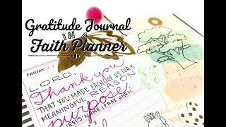 GRATITUDE FAITH JOURNAL SETUP IN A HAPPY PLANNER [upl. by Lisa]