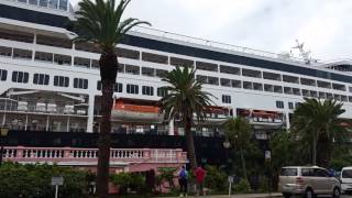 Veendam cruise ship docked in Hamilton Bermuda  Holland America Cruise Line [upl. by Grew920]