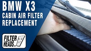 How to Replace Cabin Air Filter 2006 BMW X3 [upl. by Melisa948]