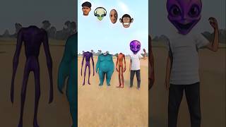 Red dame tu Casita alien Purple siren amp fat dog vs me correct head matching funny vfx Game funny [upl. by Elletnuahs225]