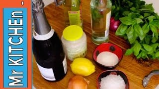 HOW TO MAKE CHAMPAGNE VINAIGRETTE [upl. by Aivatra]