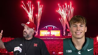 Michigan State QB Sam Leavitt is meeting with Nebraska Other schools offering Sam Leavitt [upl. by Gelasias]