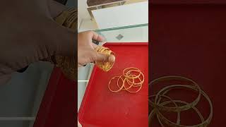 Gold bangles magic Happy Dhanteras all [upl. by Eimmelc610]