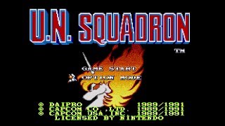 UN Squadron SNES Full Run on Gamer Difficulty [upl. by Sale]