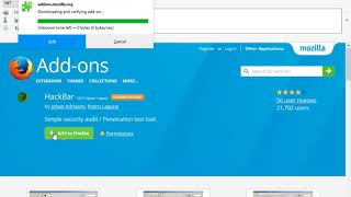 How To Install Hackbar addon In Mozilla Firefox [upl. by Liebman]