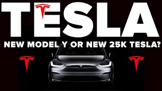 NEW Tesla Spotted At Giga Texas  New Model Y Or 25k Tesla [upl. by Ennovyahs]