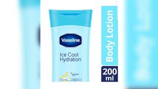 Vaseline ice cool Hydration body lotion review [upl. by Ahsimac]