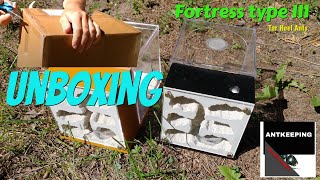 Unboxing Tar Heel Ants Fortress type 3 order 6152021 antkeeping unboxing Ants antsaspets [upl. by Ayaros]