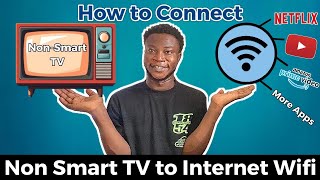 How to Connect Non Smart TV to WiFi Internet [upl. by Naitsihc]