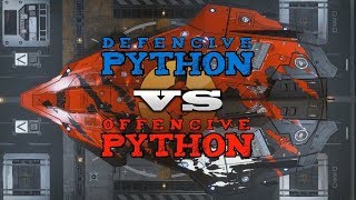 Python vs Python PvP  Elite Dangerous [upl. by Elolcin]