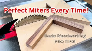 Make a Miter Sled for your Table Saw  Basic Woodworking [upl. by Jarrad]