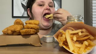 MCDONALDS MUKBANG Am I starting a weight loss journey [upl. by Ancel]