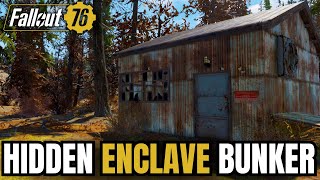 Secret UNDERGROUND Enclave Bunker Build  Fallout 76 CAMP Tutorial [upl. by Reeva379]