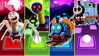 💥💥💥 Spider Thomas 🆚 Scary Thomas 🆚 Evil Thomas The Tank 🆚 Cursed Thomas Tiles Hop [upl. by Winnick628]