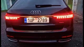 Audi A6 C8 LED Dynamic Thru Tail Light [upl. by Ttezzil]