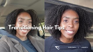 Relaxed To Natural Hair  Transitioning Hair Tips [upl. by Cesaro63]