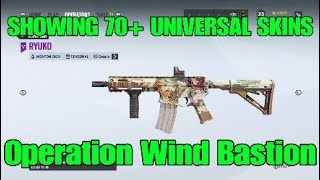 Showing 70 Universal Weapon Skins  Rainbow Six Siege [upl. by Acimahs628]