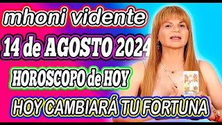 Mhoni Vidente 14 de AGOSTO 2024🌟🪬MHONI VIDENTE HOROSCOPOS y predicciones🪬🔮💫HOROSCOPO DIARIO GRATIS [upl. by Leslie]