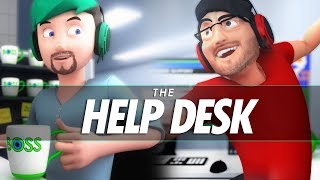 Will Markiplier Break It  Markiplier amp Jacksepticeye Animated in THE HELP DESK [upl. by Haeluj245]