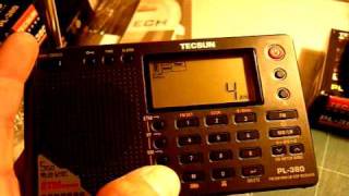 Tecsun PL380 PL380 Sunstech RPDS800 RPDS800  Receptor Radio Mutibanda [upl. by Ianahs]