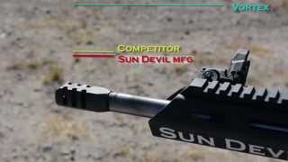 Sun Devil MFG muzzle compensatorbrake vs competitors [upl. by Inaj]