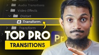 TOP Transition Only PRO EDITORS KNOW  Premiere Pro Tutorial [upl. by Leunamme]