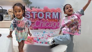 Inside Stormi Webster and Chicago Wests PINK 4th Birthday Party [upl. by Ozner]