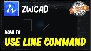 ZWCAD How To Use Line Command [upl. by Kravits]