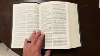 REVIEW Legacy Standard Bible Inside Column Reference PasteDown Cowhide  Blue [upl. by Margareta]