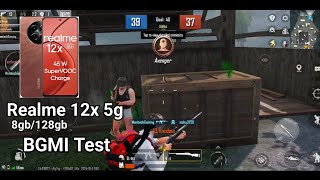 Realme 12x 5g BGMI Test 🔥🔥  Mamtech Gaming [upl. by Nelie]