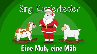 Der Weihnachtsmann kommt Eine Muh eine Mäh  Weihnachtslieder zum Mitsingen  Sing Kinderlieder [upl. by Rivera134]