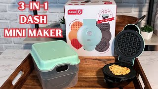 Dash MultiPlate Mini Maker Review  3 Mini Makers in 1 [upl. by Sayers]