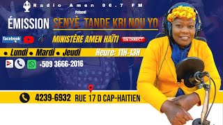 EMISSION SEGNE TANDE KRI NOU YO MARDI 12 DEC 2023 AVEC SOEUR THIMOLEON [upl. by Ajup]