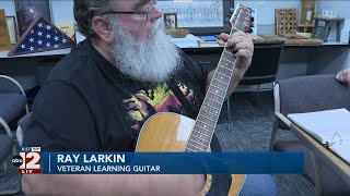 Bay Veterans Foundation teaching guitar to vets [upl. by Concoff]