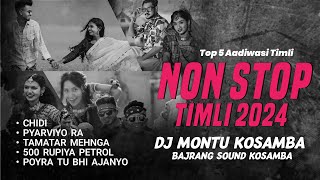 Top 5 Aadiwashi Timli 2024  Baroda Style  Dj Montu Kosamba Ft Bajrang Sound Kosamba [upl. by Llerruj]