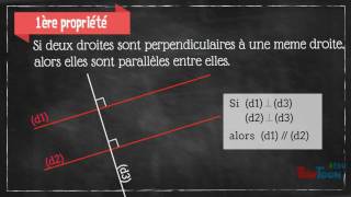 6Propriétés droites parallèles et perpendiculaires [upl. by Yesiad83]