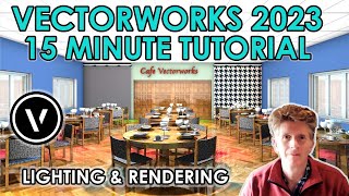 Vectorworks 2023 Lighting amp Rendering Tutorial 4K [upl. by Maurine]