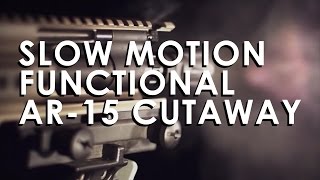 SLOW MOTION AR15 CUTAWAY  DIRECTED BY JAMES REEVES [upl. by Ewell]