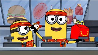 Minions Work at McDonalds [upl. by Maxa]