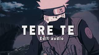 TERE TE  EDIT AUDIO  AP DHILLON  HINDI AUDIO [upl. by Entroc]