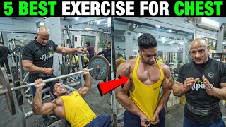 5 Best Exercise For Chest  How To Get Bigger Chest [upl. by Inavoy218]